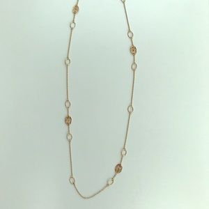 Argento Vivo Gold Plate Necklace 36”